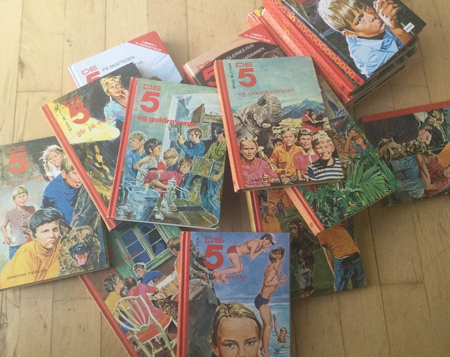 De Fem Bøger Enid Blyton Dbadk Køb Og Salg Af Nyt Og Brugt 3523