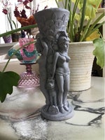 Skulptur vase, motiv: Nøgne gudinder