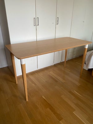 Skrivebord, Ikea Anfallare / Hilver, b: 65 d: 140 h: 73, Meget smukt skrivebord. Både bordplade og b