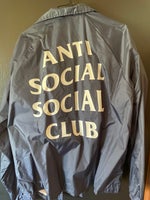 Regnjakke, str. M, Anti social social club