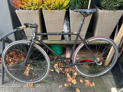 Herrecykel,  Fix, 0 gear, Fin men brugt cykel
Fixie bike
