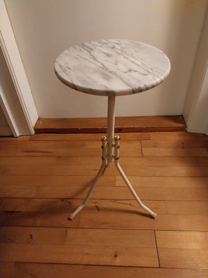 Andet, Blomsterbord med plade i marmor. Bordet er fra 1990'erne og i god stand. Højde 53 cm,  marmor
