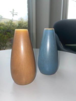 Keramik, Vaser, Palshus, 2 stk Palshus torpedo vaser i skønne glasurer.
Perfekt stand.
12 cm høje.
F