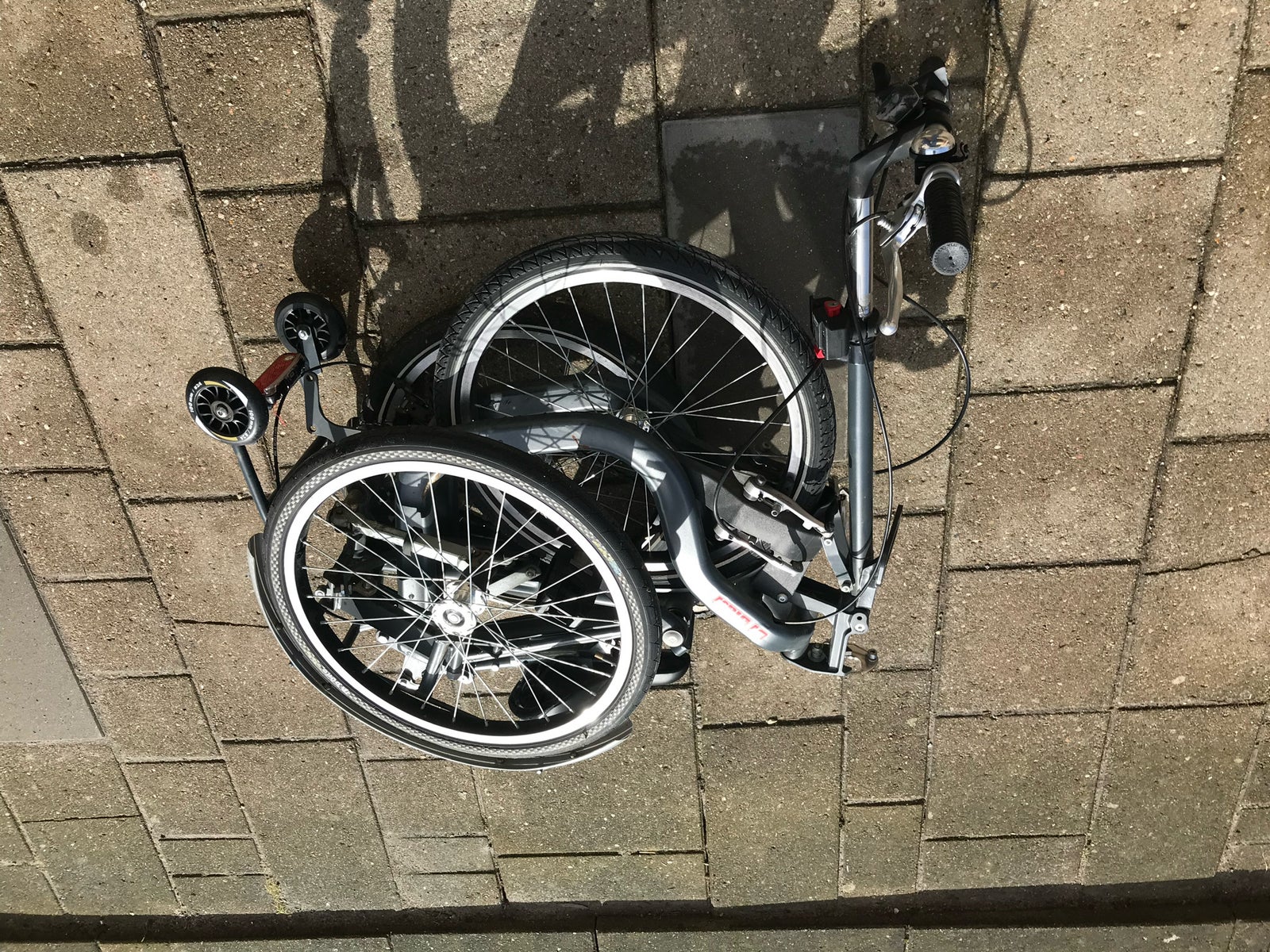 Handicapcykel Sammenklappelig, 5 gear