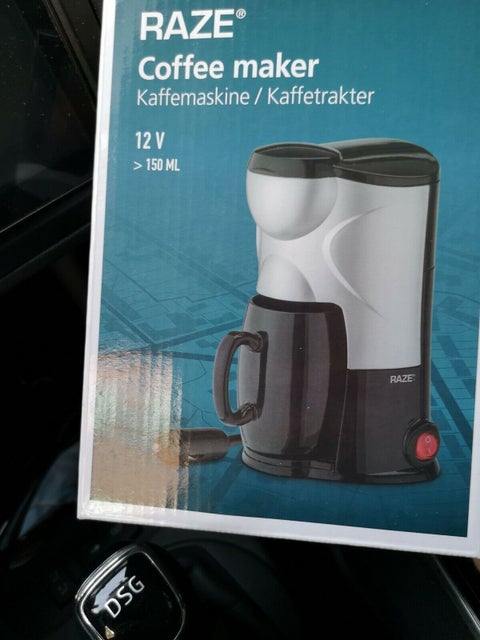 Andet biltilbehør, Kaffemaskine, Ny 12v kaffemaskine…
