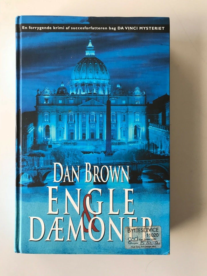 Engle & Dæmoner, Dan Brown, genre: krimi og spænding