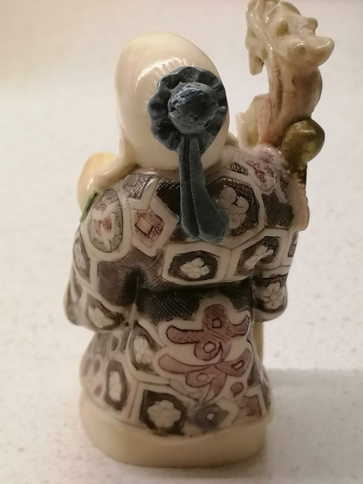 Gammel kinesisk netsuke figur, Gammel kinesisk netsuke