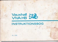 INSTRUKTIONSBOG, VAUXHALL VIVA HB - DEC. 1968
