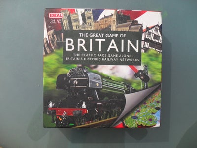 THE GREAT GAME OF BRITAIN, brætspil, THE GREAT GAME OF BRITAIN.
FIN STAND