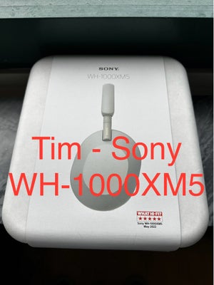 headset hovedtelefoner, Sony, Sony WH-1000XM5 , Perfekt, Sony WH-1000XM5. Fabriksny ubrugt i plomber