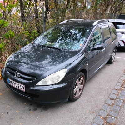 Peugeot 307, Benzin, 2005, km 267000, aircondition, 5-dørs, st. car., 15" alufælge, 7 personer bil, 