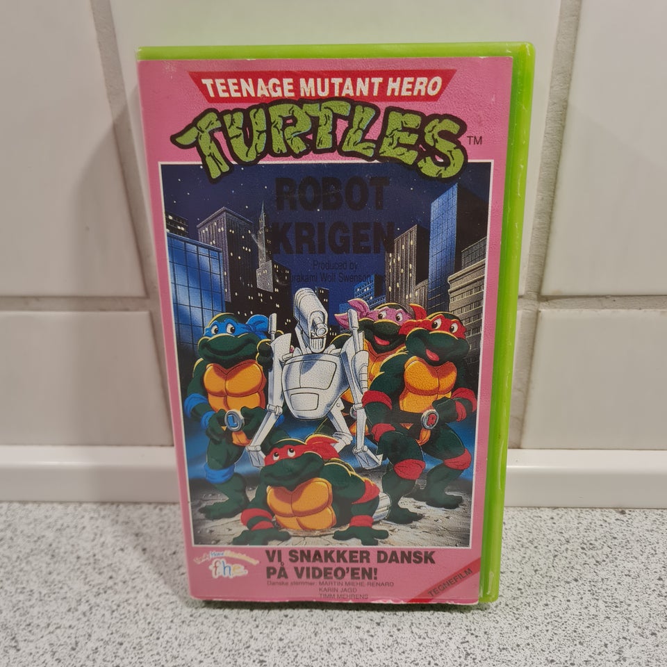 Tegnefilm, VHS TEENAGE MUTANY HERO TURTLES
