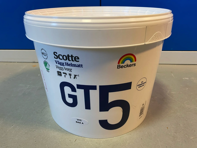 Hvid Maling, Beckers Scotte GT-5, 9 liter, Hvid, 


Scotte GT5 har både kvaliteten og miljøprofilen 