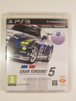 Gran Turismo 5, Academy edition, PS3