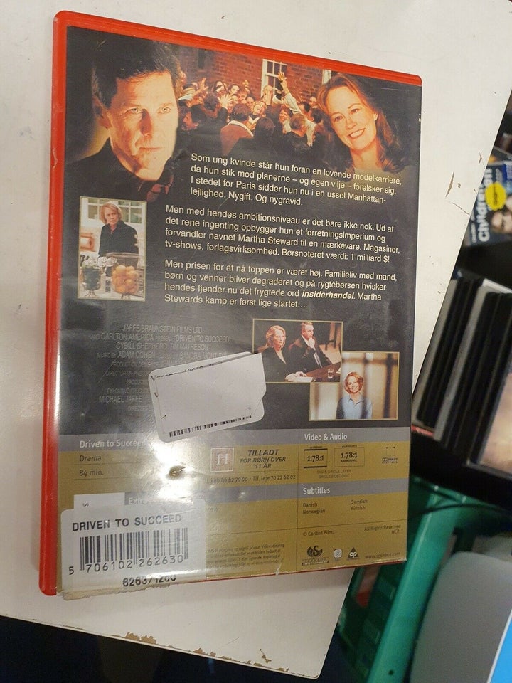 Driven to succeed, DVD, drama