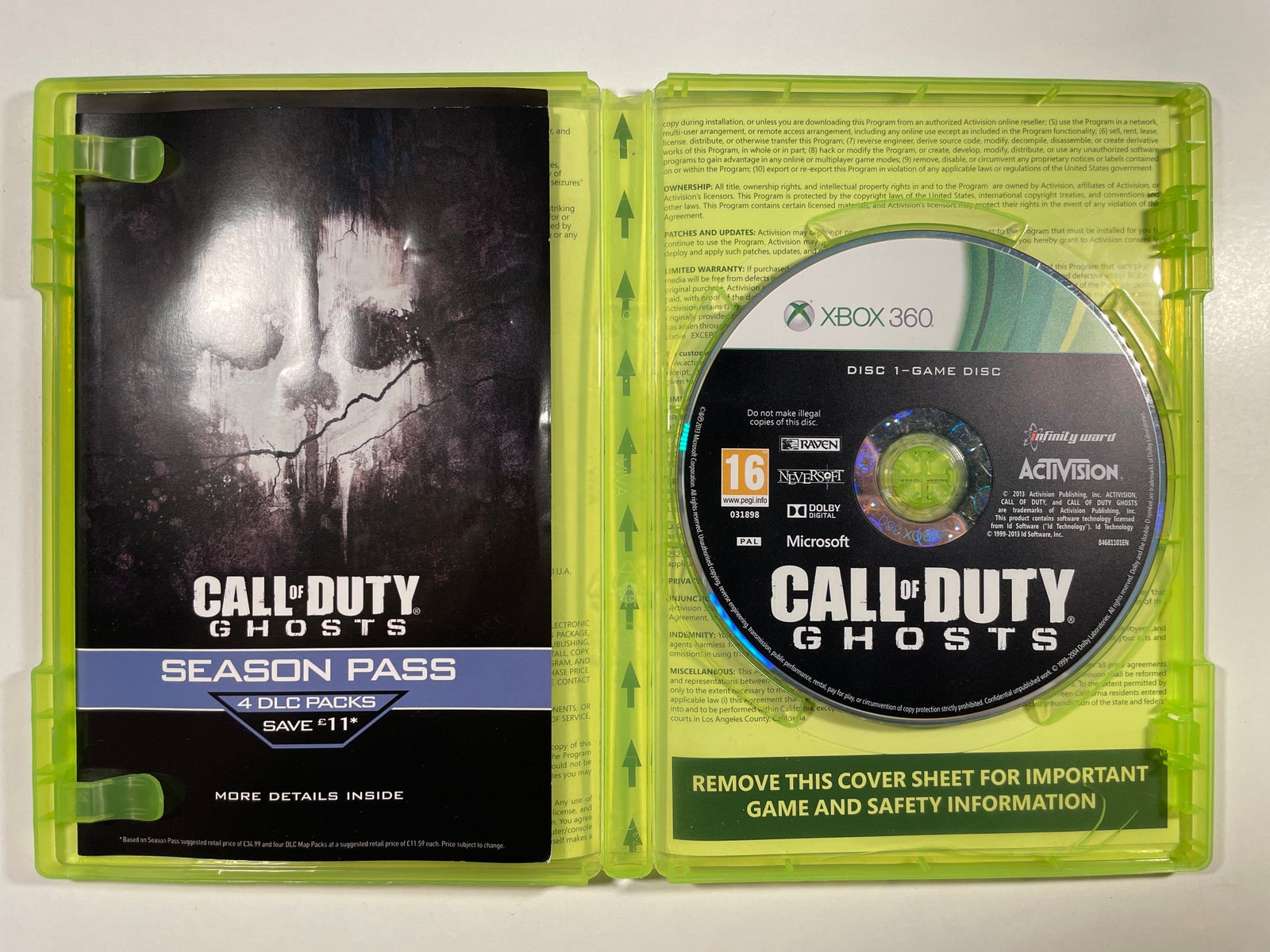 Call Of Duty Ghosts, Xbox 360