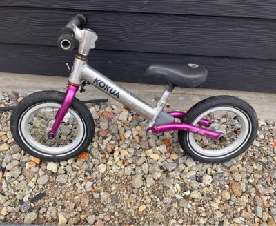 Unisex børnecykel, løbecykel, Kokua, Løbecykel , 0 gear, Er lidt slidt og skrammet og trænger til en