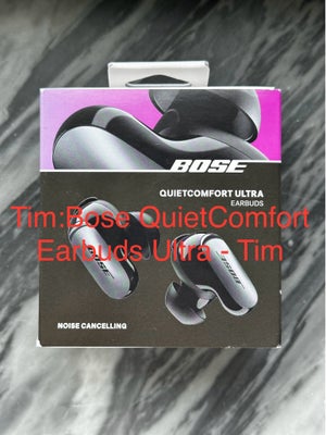 in-ear hovedtelefoner, Bose, Bose Ultra , Perfekt, Bose QuietComfort Earbuds Ultra. Fabriksny ubrugt