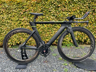 Triatloncykel, Cannondale Slice RS hi-mod black inc, 51 cm stel, 20 gear, Virkelig lækker og hurtig 