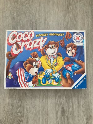 Coco Crazy, brætspil, Retro Coco Crazy sælges. Spillet er komplet, inde i æsken er der lidt gullig p