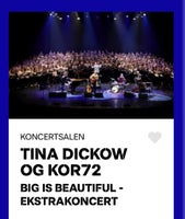Tina Dickow koncert billet 1stk