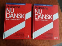 Nudansk Ordbog med etymologi, Politikens forlag, år 2000