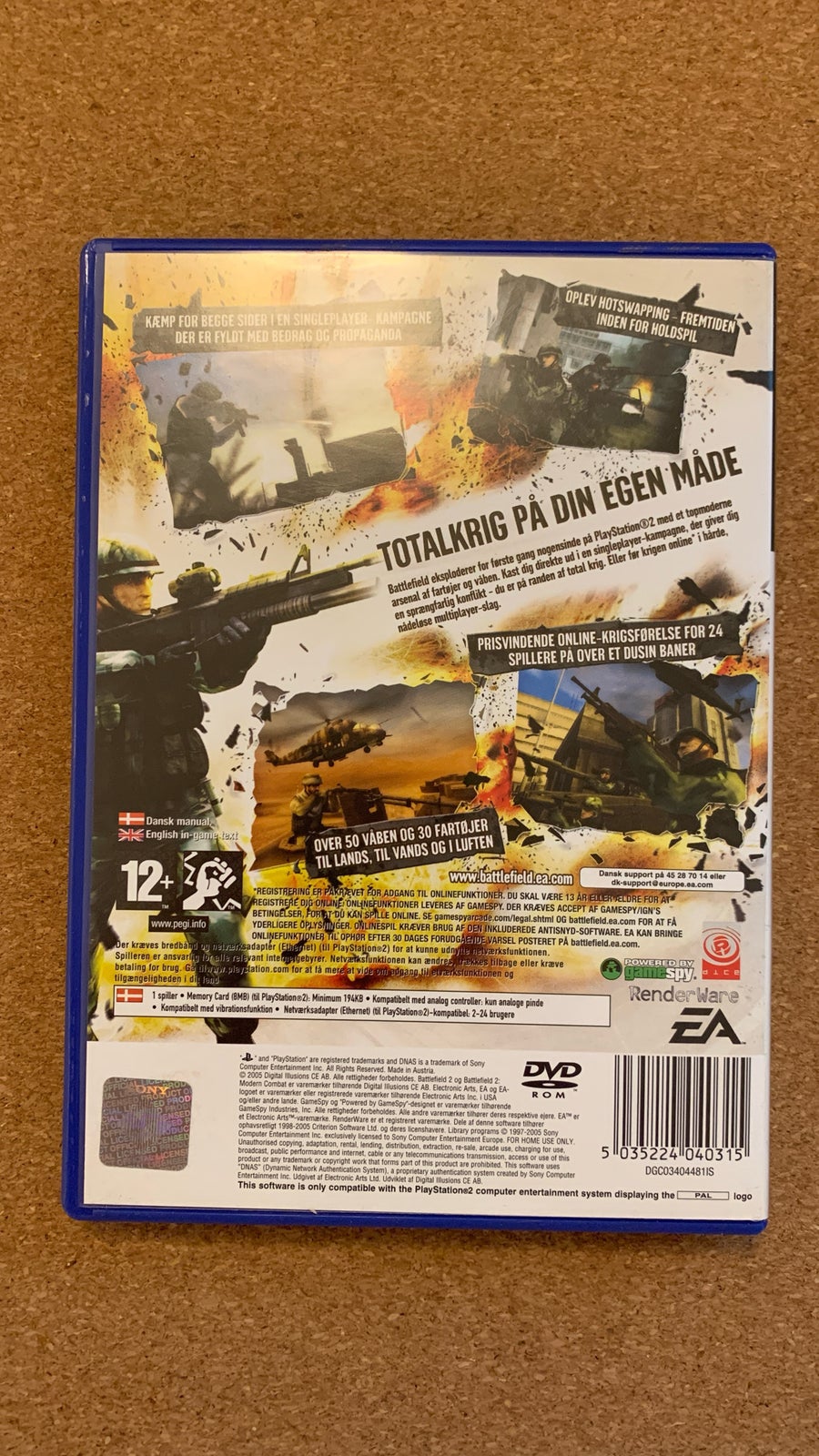 Battlefield 2 modern combat, PS2, FPS