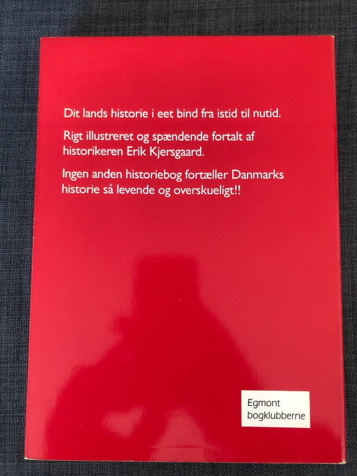 Danmarks Historie, Erik Kjersgaard, emne: historie og