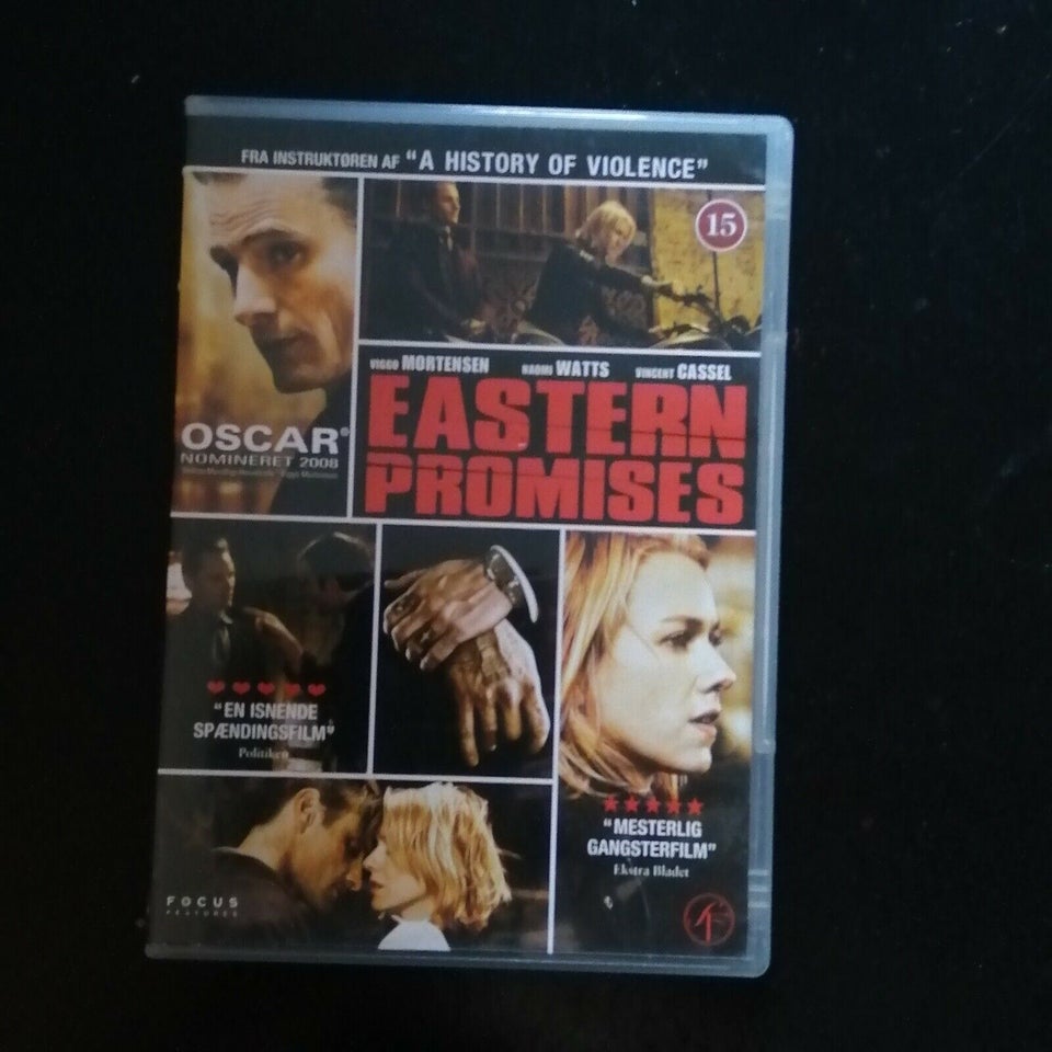 Eastern Promises, instruktør David Cronenberg, DVD