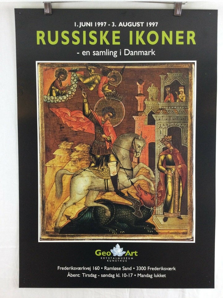 romanforfatter redaktionelle skandale Kunstplakat, Russiske ikoner 1997, b: 50 h: 70 – dba.dk – Køb og Salg af  Nyt og Brugt