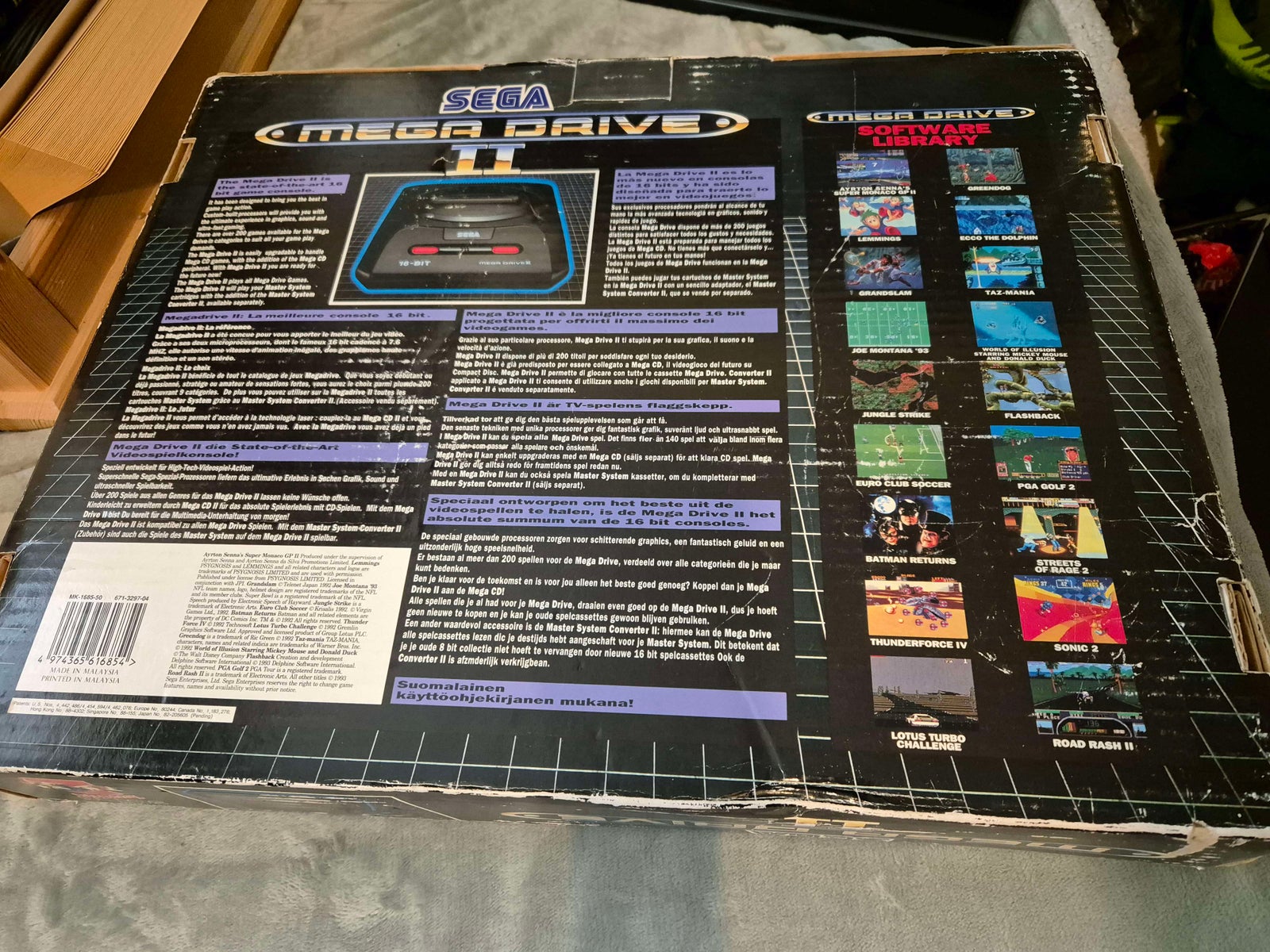 Sega Mega Drive 2 II, spillekonsol, God