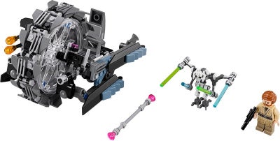 Lego Star Wars, 75040, General Grievous' Wheel Bike, 100% komplet med alle minifigurer og vejledning