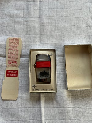 Lighter, Scripto Vu-Lighter Slim.With Box.RARE, This vintage Scripto Vu-Lighter Slim Lighter with Bo