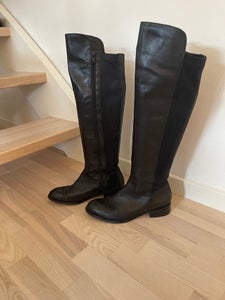 Lange Læderstøvler | DBA billige damesko og støvler