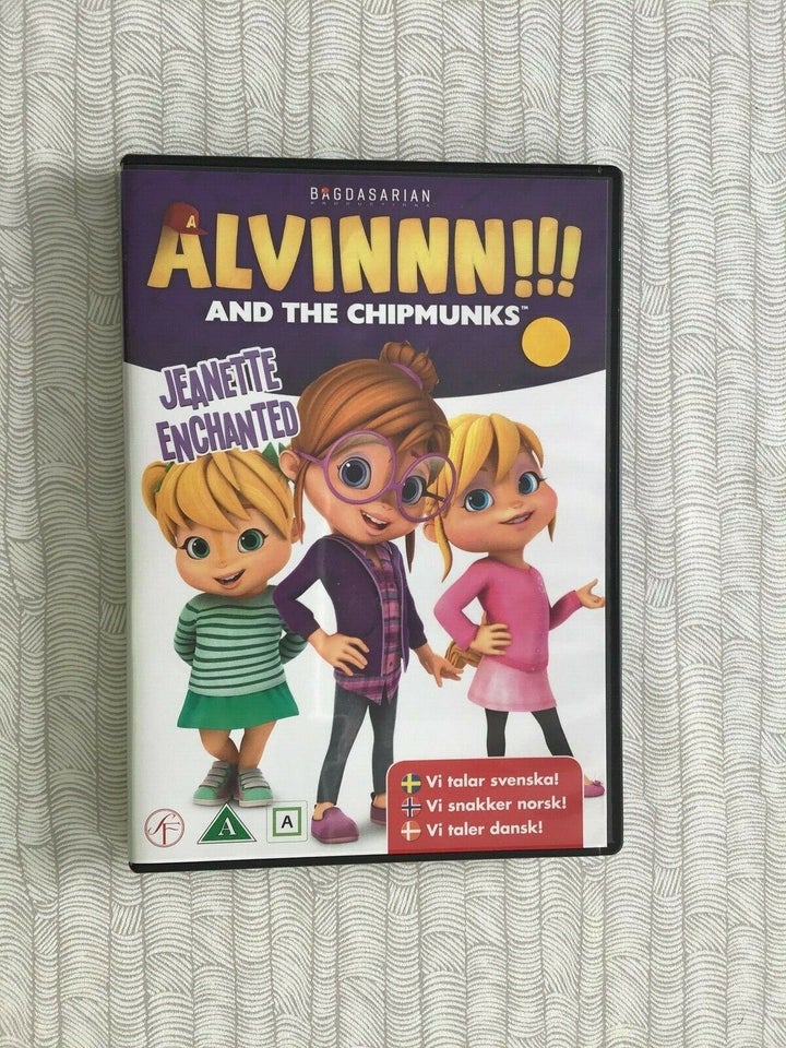 Alvinn Jeanette enchanted, DVD, animation