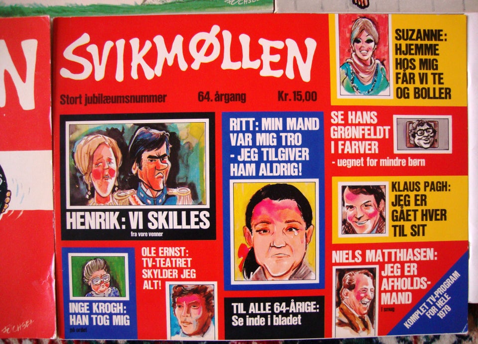 Svikmøllen - 5 stk, samlet pris, Politisk satire