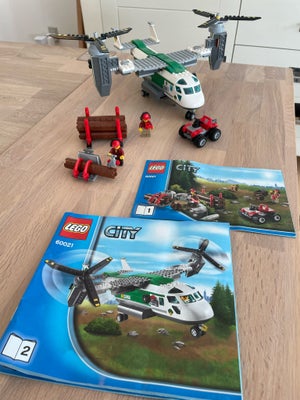 Lego City, 60021, Har denne fragt helikopter som er perfekt til en Lego elsker eller en der lige er 