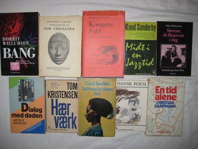 Forskellige klassiske bøger, alt fra Aldous Huxley til Tom Kristensen, genre: anden kategori, Alle b