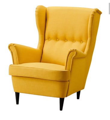 Øreklapstol, stof, Ikea, Næsten ubrugt øreklap lænestol i gul fra ikea sælges. 

Nypris 1999kr

Skri
