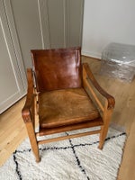 Læderlænestol, læder, Aage Bruun & Søn
