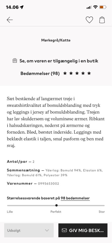 Sæt, 2-delt sæt, H&M