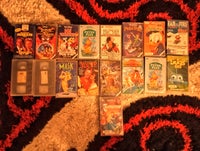 Tegnefilm, Forskellige Tegnefilm på VHS
