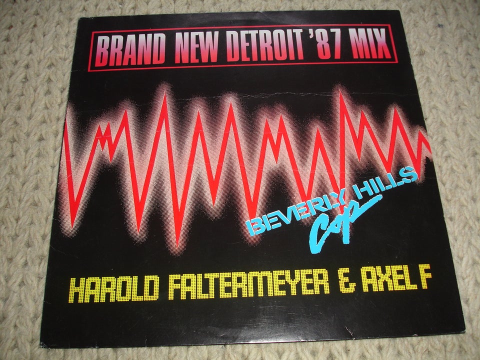 Maxi-single 12", Harold Faltermeyer & Axel F, Axel F (Brand