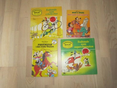 Fedtmule-bøger, Walt Disney, Fedtmule som superchampion og
Fedtmule som cykelrytter er opgavehæfter 