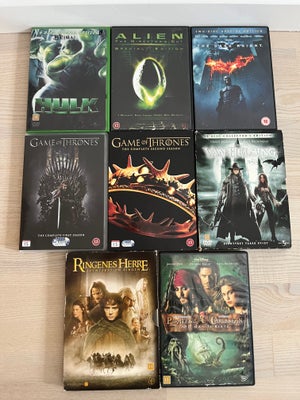 Blandede, DVD, andet, Blandede, DVD, andet

Hulk, 8 kr.
Alien The Director´s cut, special edition 8 