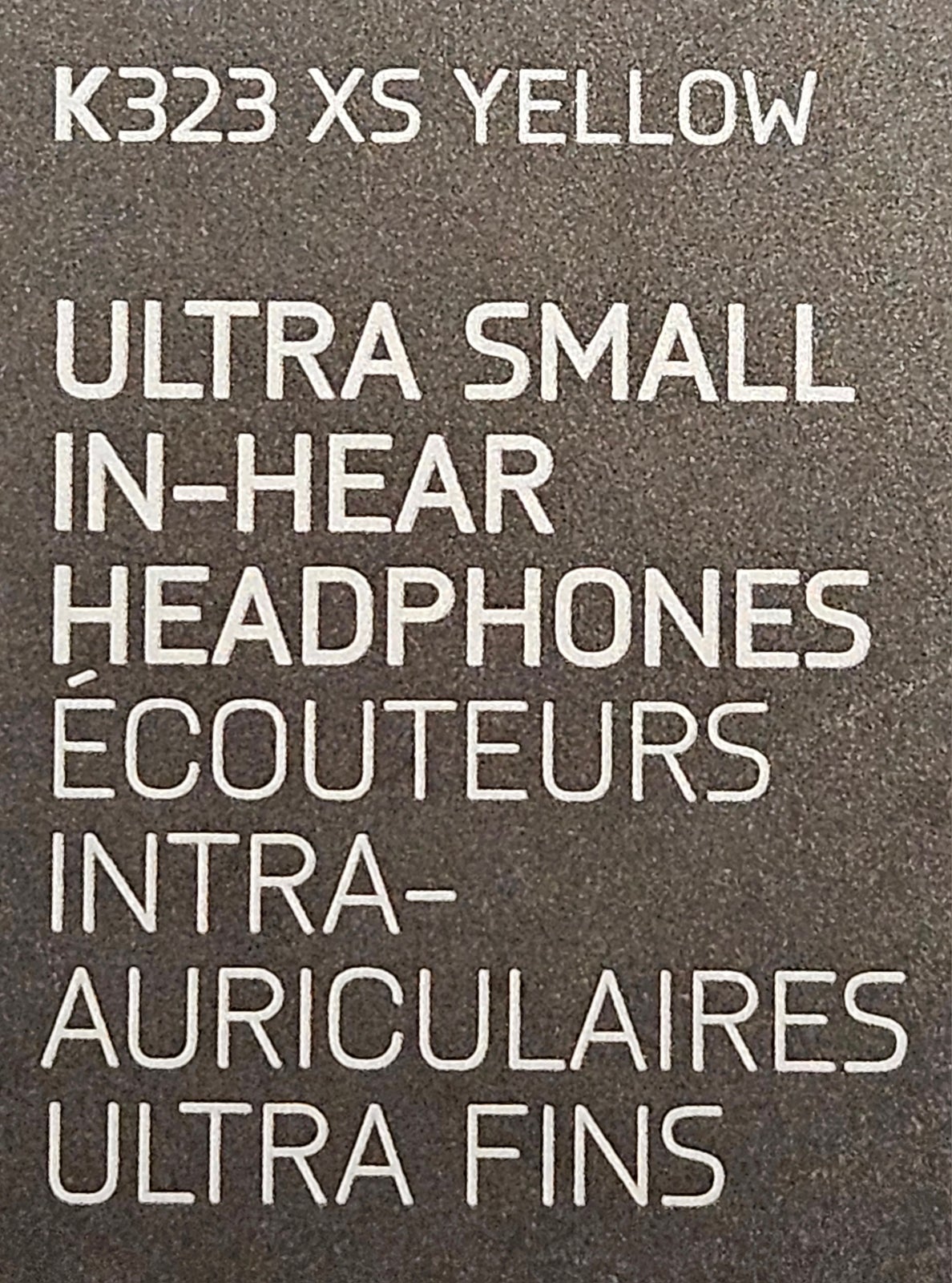 in-ear hovedtelefoner, AKG, K323 XS