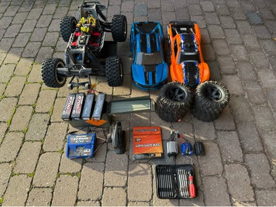 Fjernstyret bil, Traxxas X-Maxx, skala 1:6, Sælger min imponerende Traxxas X-Maxx, som er blevet opg