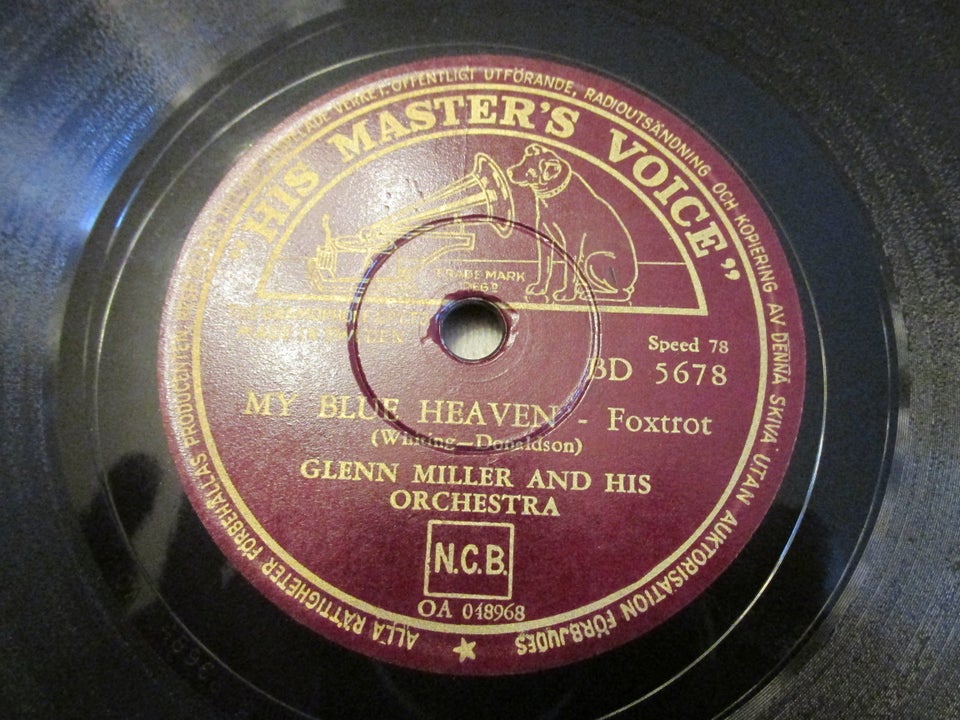 78, Glenn Miller and his orchestra., Frenesi / My Blue Heaven