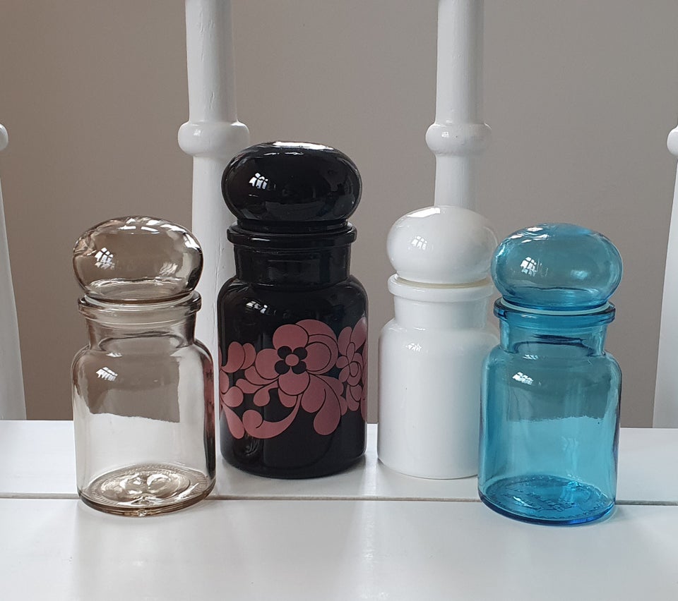 Glas, Opbevaringsglas - apotekerglad, Containerglas -