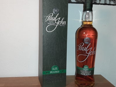 Vin og spiritus, Whisky, Paul John Peated Select Cask, Single malt whisky fra Indien. 55,5% alkohol 